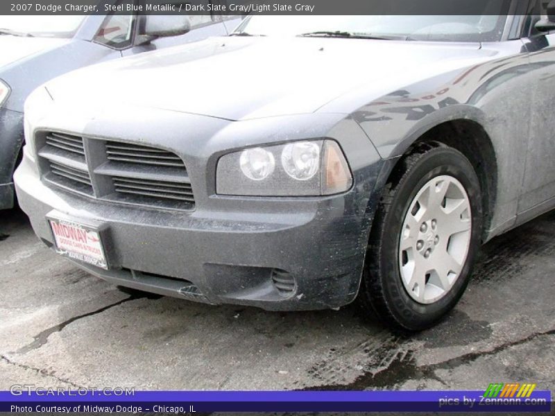 Steel Blue Metallic / Dark Slate Gray/Light Slate Gray 2007 Dodge Charger