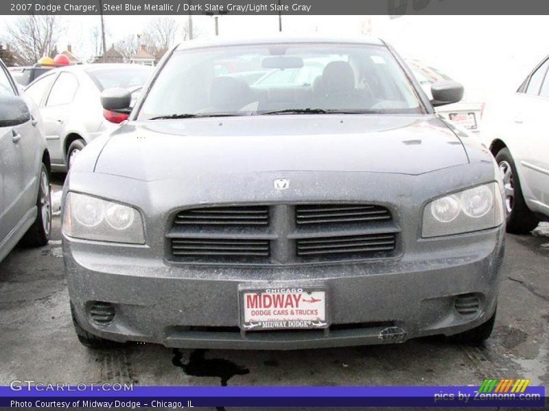 Steel Blue Metallic / Dark Slate Gray/Light Slate Gray 2007 Dodge Charger