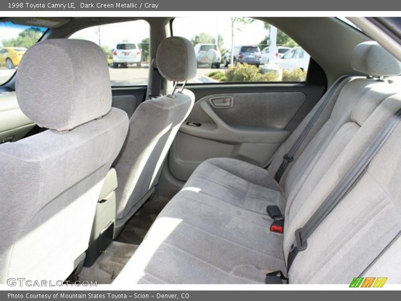 Dark Green Metallic / Gray 1998 Toyota Camry LE