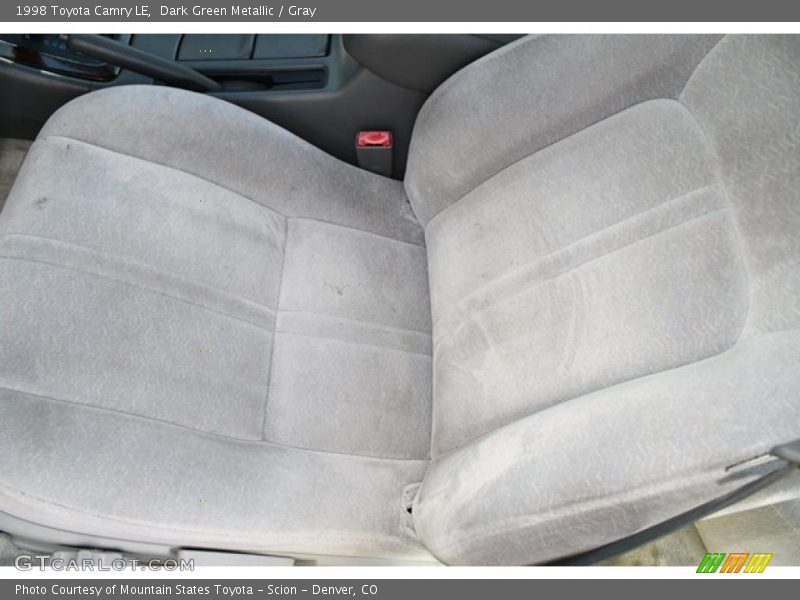Dark Green Metallic / Gray 1998 Toyota Camry LE