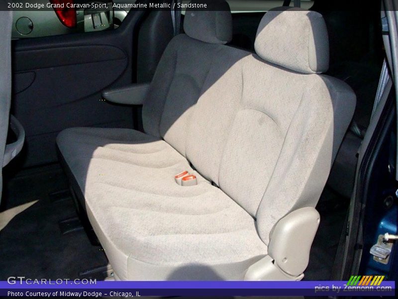 Aquamarine Metallic / Sandstone 2002 Dodge Grand Caravan Sport