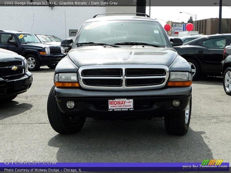 Graphite Metallic / Dark Slate Gray 2002 Dodge Durango SLT 4x4