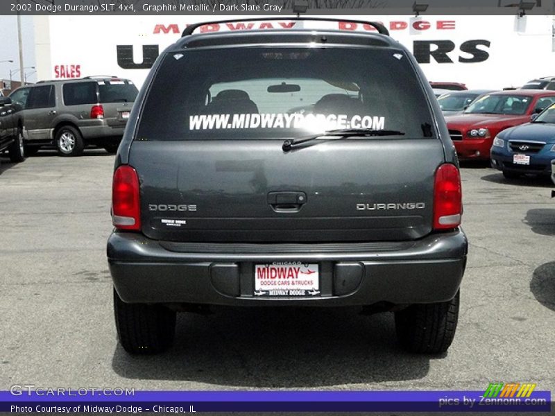 Graphite Metallic / Dark Slate Gray 2002 Dodge Durango SLT 4x4