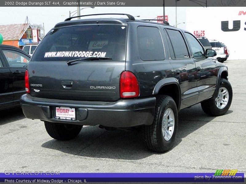Graphite Metallic / Dark Slate Gray 2002 Dodge Durango SLT 4x4