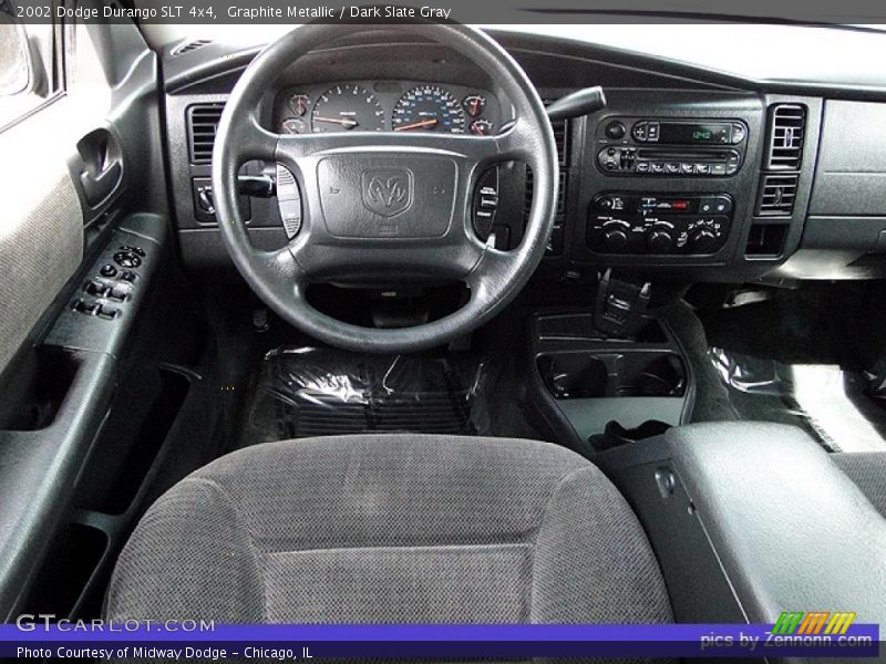 Graphite Metallic / Dark Slate Gray 2002 Dodge Durango SLT 4x4