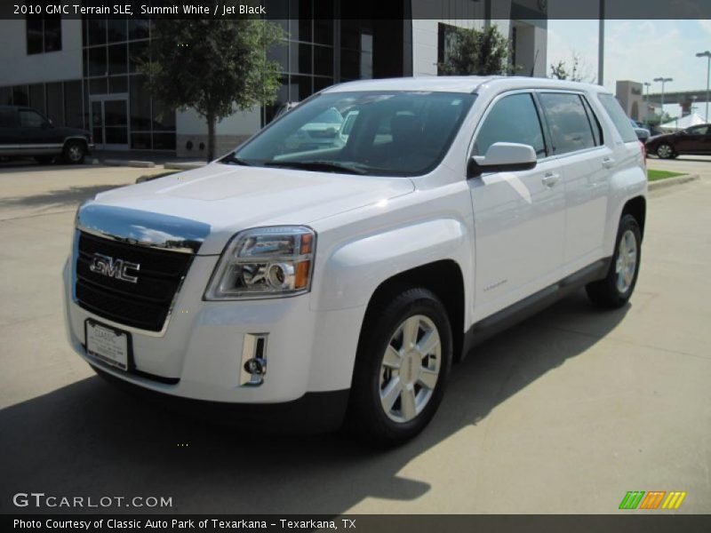 Summit White / Jet Black 2010 GMC Terrain SLE
