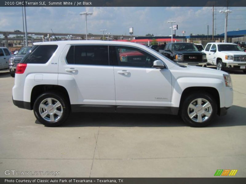 Summit White / Jet Black 2010 GMC Terrain SLE