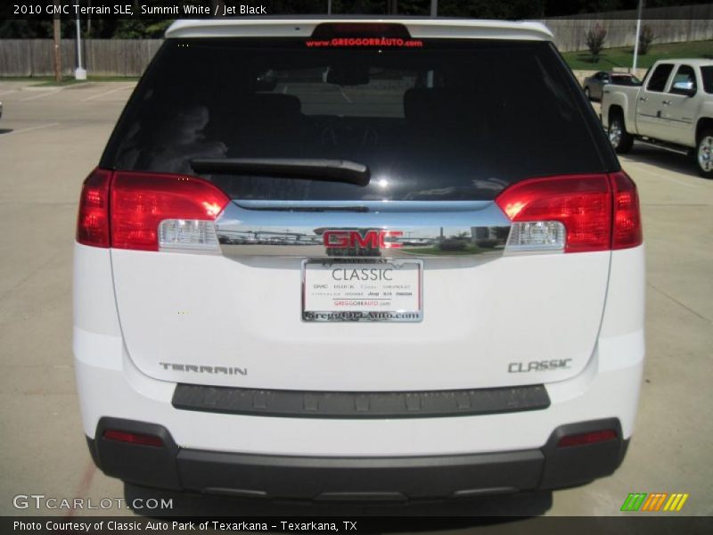 Summit White / Jet Black 2010 GMC Terrain SLE