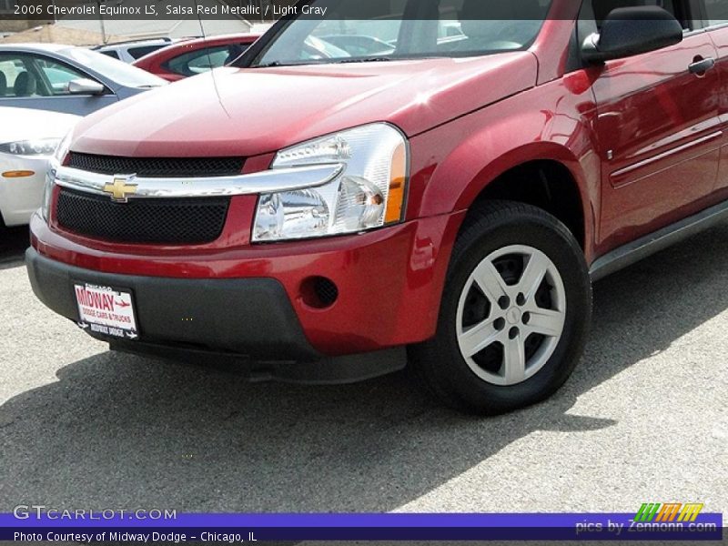 Salsa Red Metallic / Light Gray 2006 Chevrolet Equinox LS