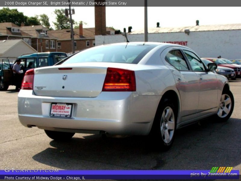 Bright Silver Metallic / Dark/Light Slate Gray 2008 Dodge Charger SE