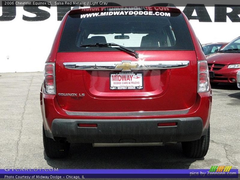 Salsa Red Metallic / Light Gray 2006 Chevrolet Equinox LS