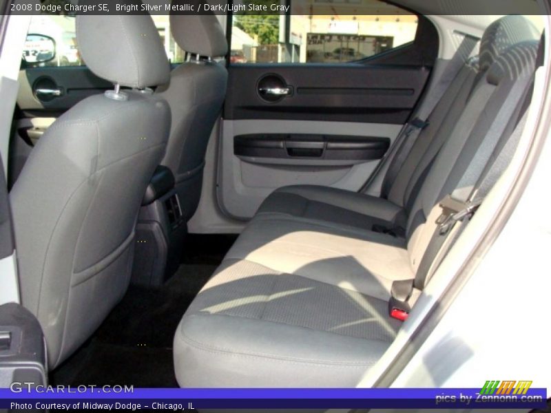 Bright Silver Metallic / Dark/Light Slate Gray 2008 Dodge Charger SE