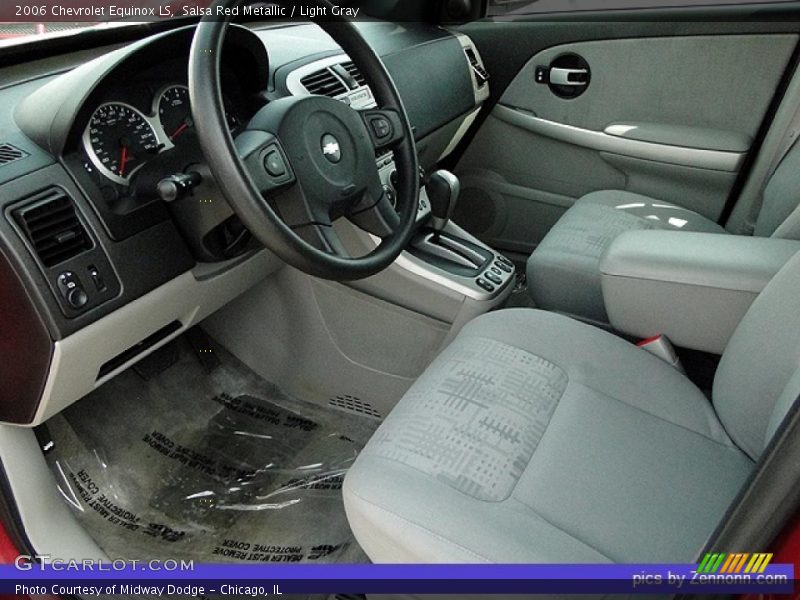 Salsa Red Metallic / Light Gray 2006 Chevrolet Equinox LS