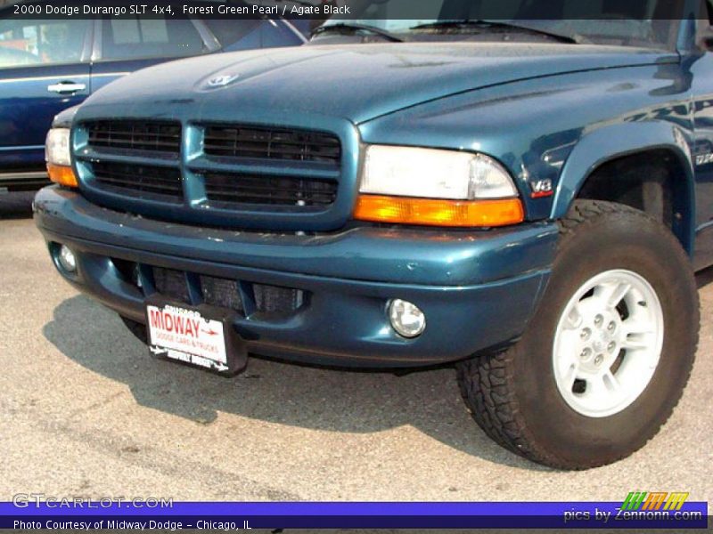 Forest Green Pearl / Agate Black 2000 Dodge Durango SLT 4x4