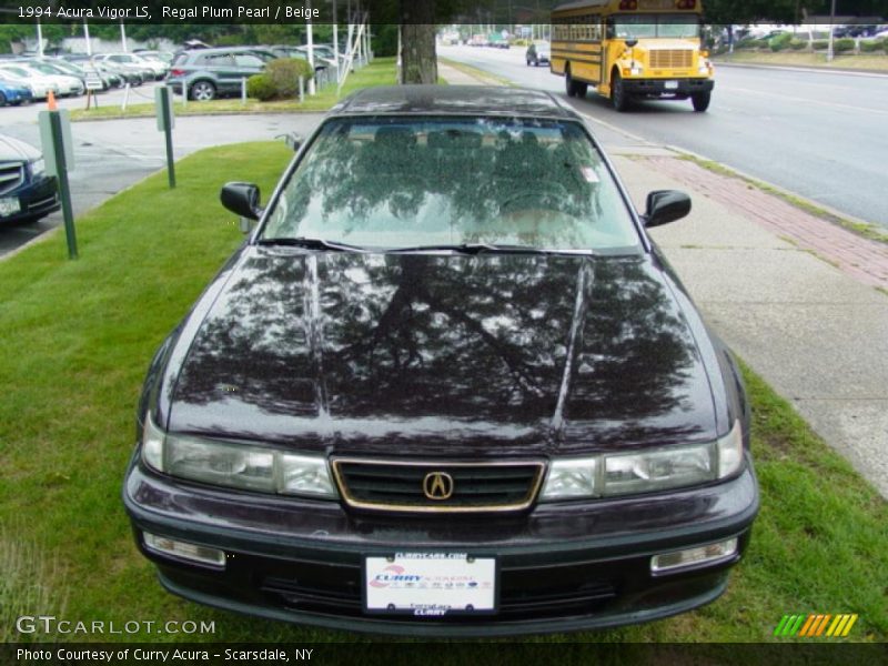 Regal Plum Pearl / Beige 1994 Acura Vigor LS