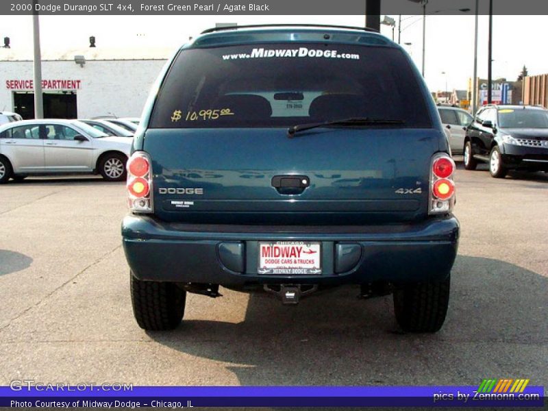 Forest Green Pearl / Agate Black 2000 Dodge Durango SLT 4x4