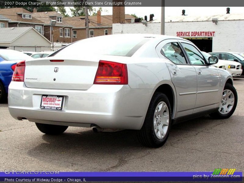 Bright Silver Metallic / Dark Slate Gray/Light Graystone 2007 Dodge Charger