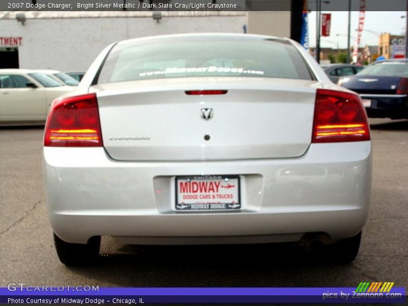 Bright Silver Metallic / Dark Slate Gray/Light Graystone 2007 Dodge Charger