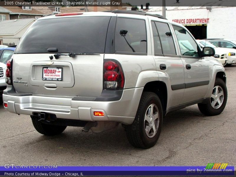 Silverstone Metallic / Light Gray 2005 Chevrolet TrailBlazer LS 4x4