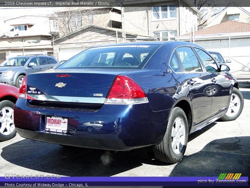 Imperial Blue Metallic / Ebony 2009 Chevrolet Impala LT