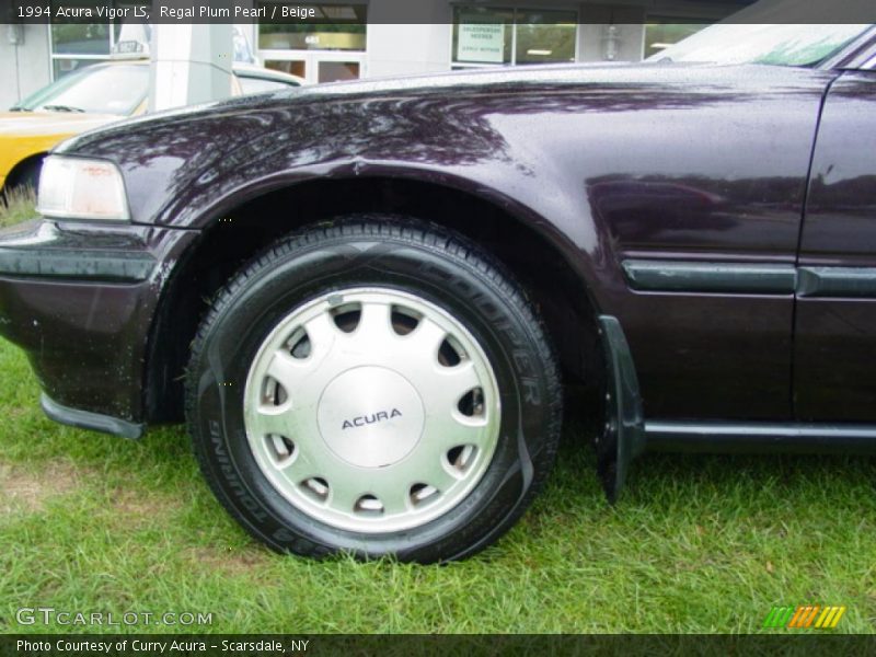 Regal Plum Pearl / Beige 1994 Acura Vigor LS