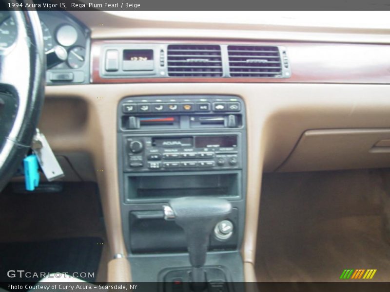 Regal Plum Pearl / Beige 1994 Acura Vigor LS