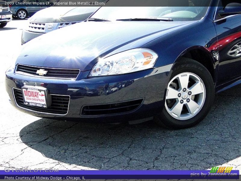Imperial Blue Metallic / Ebony 2009 Chevrolet Impala LT