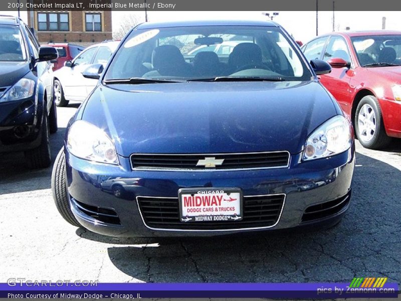 Imperial Blue Metallic / Ebony 2009 Chevrolet Impala LT