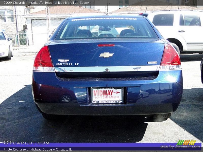 Imperial Blue Metallic / Ebony 2009 Chevrolet Impala LT