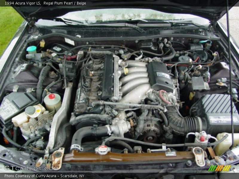 Regal Plum Pearl / Beige 1994 Acura Vigor LS
