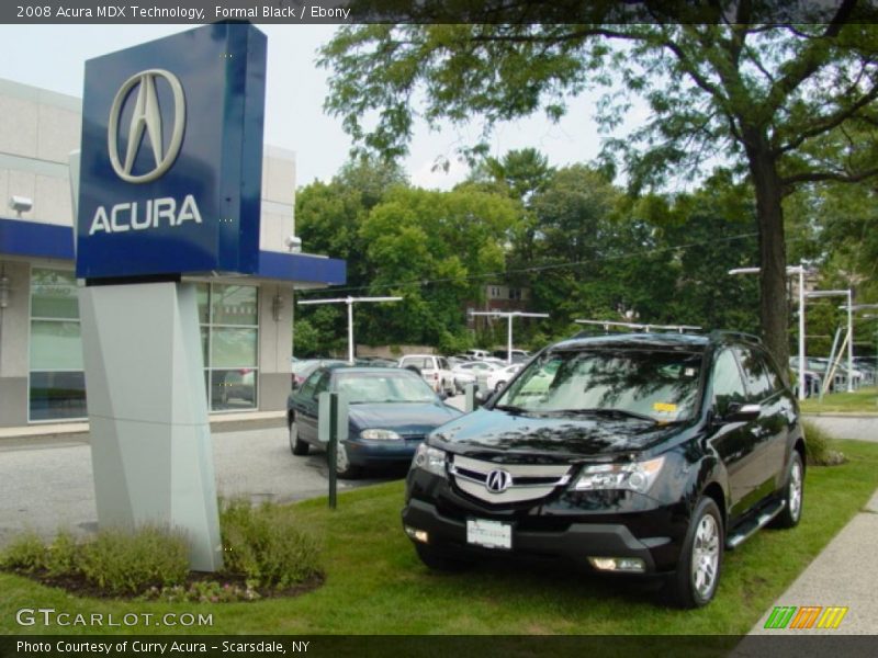 Formal Black / Ebony 2008 Acura MDX Technology