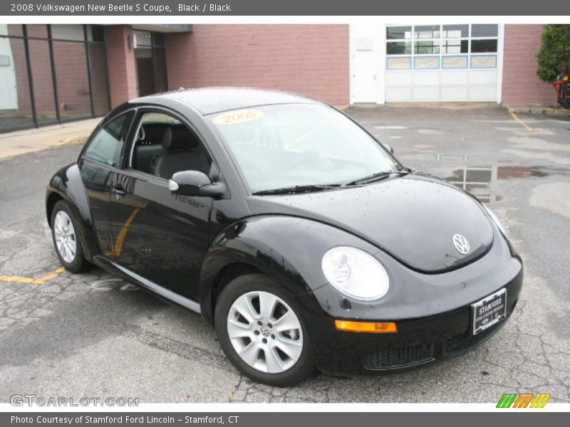 Black / Black 2008 Volkswagen New Beetle S Coupe