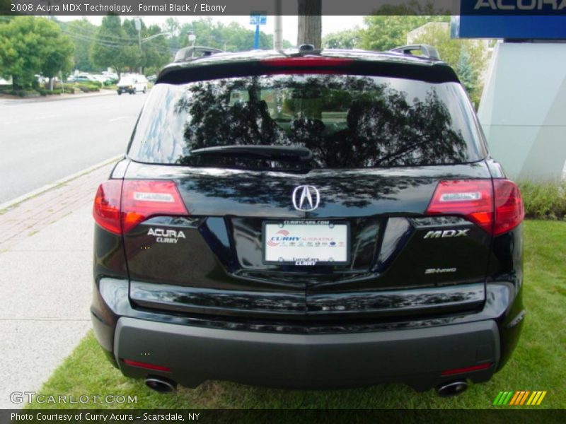 Formal Black / Ebony 2008 Acura MDX Technology
