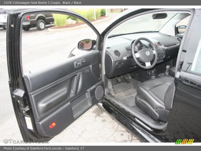 Black / Black 2008 Volkswagen New Beetle S Coupe