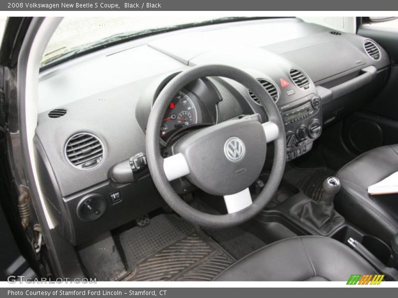 Black / Black 2008 Volkswagen New Beetle S Coupe