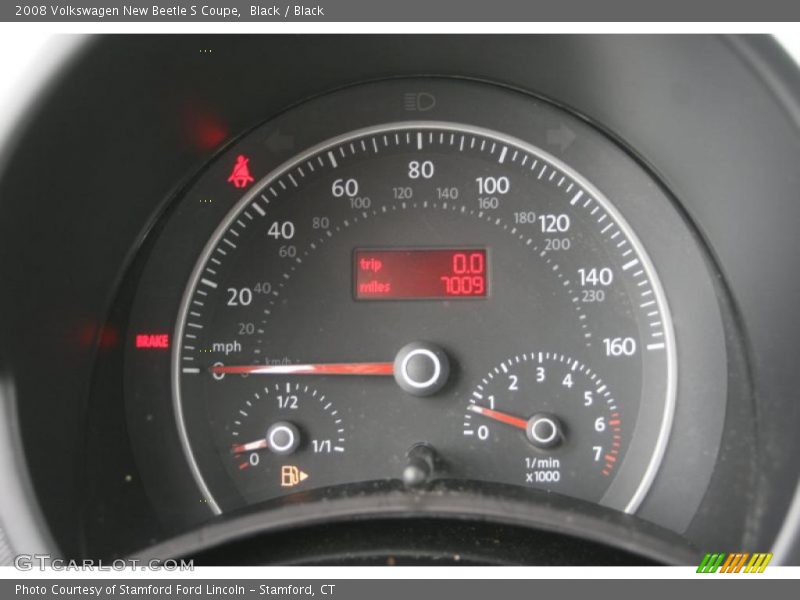 Black / Black 2008 Volkswagen New Beetle S Coupe