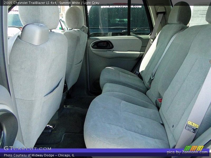 Summit White / Light Gray 2005 Chevrolet TrailBlazer LS 4x4