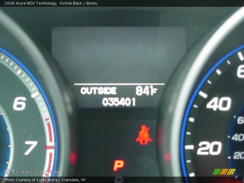 Formal Black / Ebony 2008 Acura MDX Technology