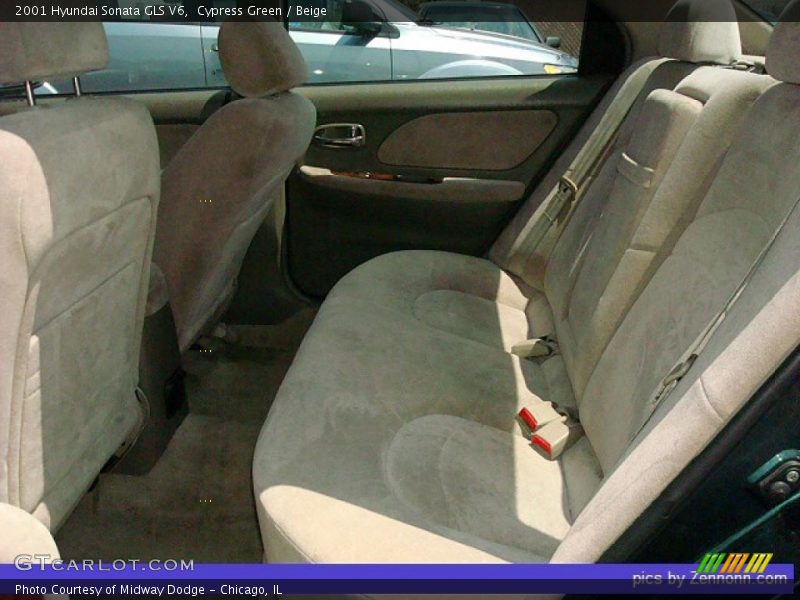 Cypress Green / Beige 2001 Hyundai Sonata GLS V6