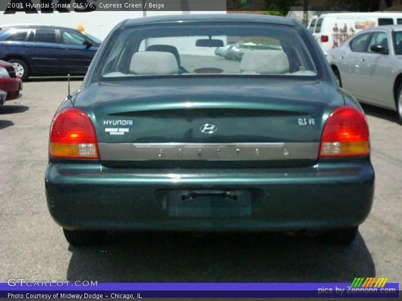 Cypress Green / Beige 2001 Hyundai Sonata GLS V6