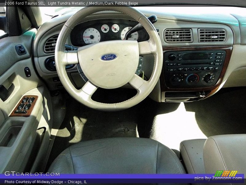 Light Tundra Metallic / Medium/Dark Pebble Beige 2006 Ford Taurus SEL