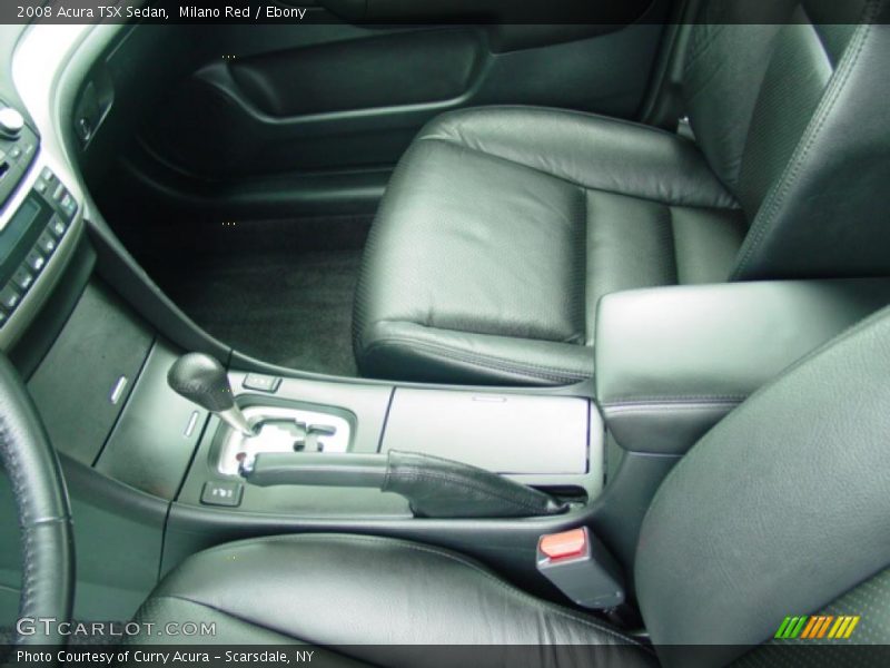 Milano Red / Ebony 2008 Acura TSX Sedan