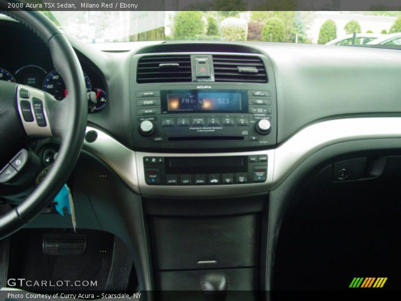 Milano Red / Ebony 2008 Acura TSX Sedan
