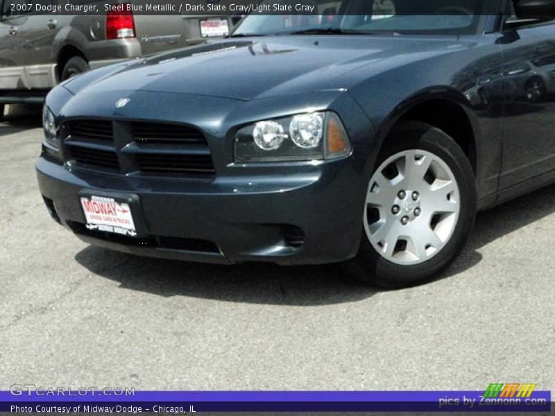 Steel Blue Metallic / Dark Slate Gray/Light Slate Gray 2007 Dodge Charger