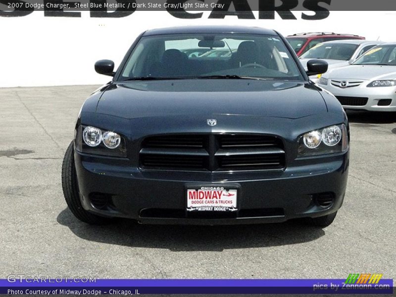 Steel Blue Metallic / Dark Slate Gray/Light Slate Gray 2007 Dodge Charger