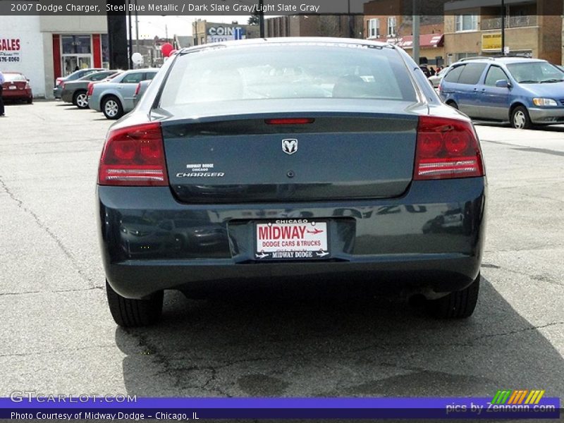 Steel Blue Metallic / Dark Slate Gray/Light Slate Gray 2007 Dodge Charger