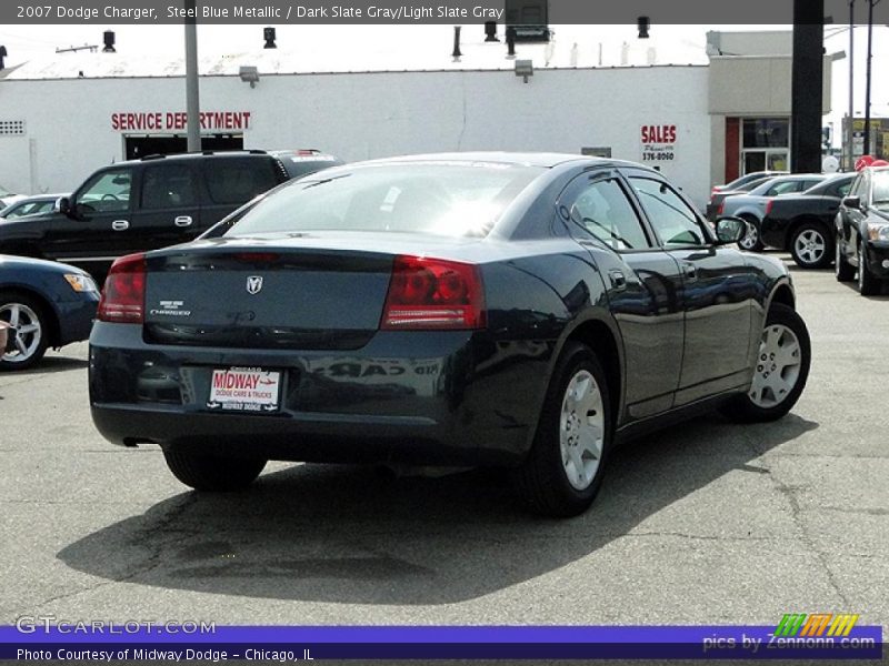 Steel Blue Metallic / Dark Slate Gray/Light Slate Gray 2007 Dodge Charger