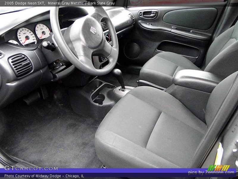 Mineral Gray Metallic / Dark Slate Gray 2005 Dodge Neon SXT