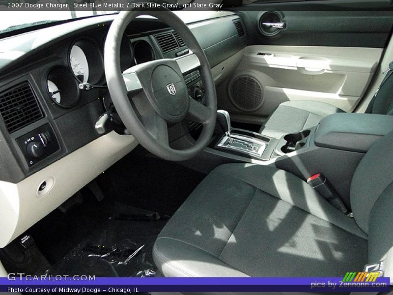 Steel Blue Metallic / Dark Slate Gray/Light Slate Gray 2007 Dodge Charger