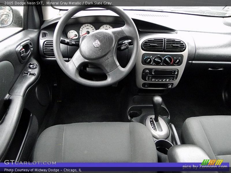 Mineral Gray Metallic / Dark Slate Gray 2005 Dodge Neon SXT